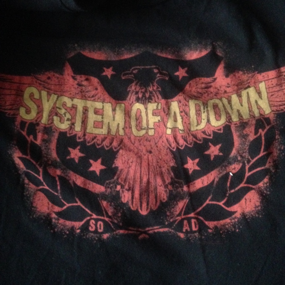 System Of A Down Hot Topic Tee Men's Large
